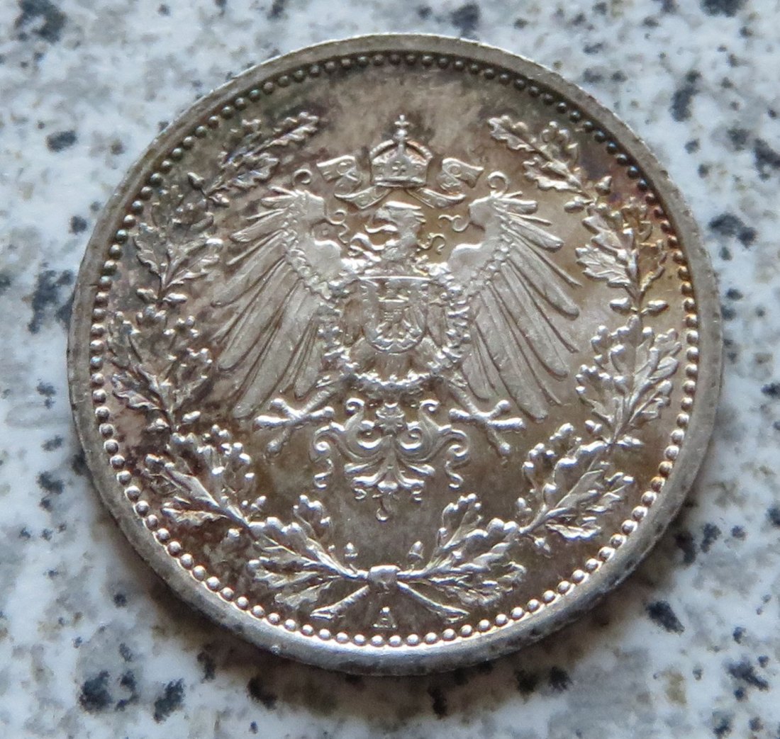  Kaiserreich 1/2 Mark 1915 A   