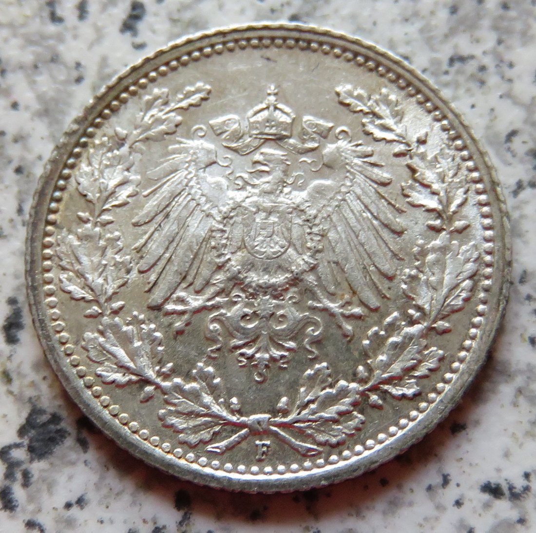  Kaiserreich 1/2 Mark 1916 F   