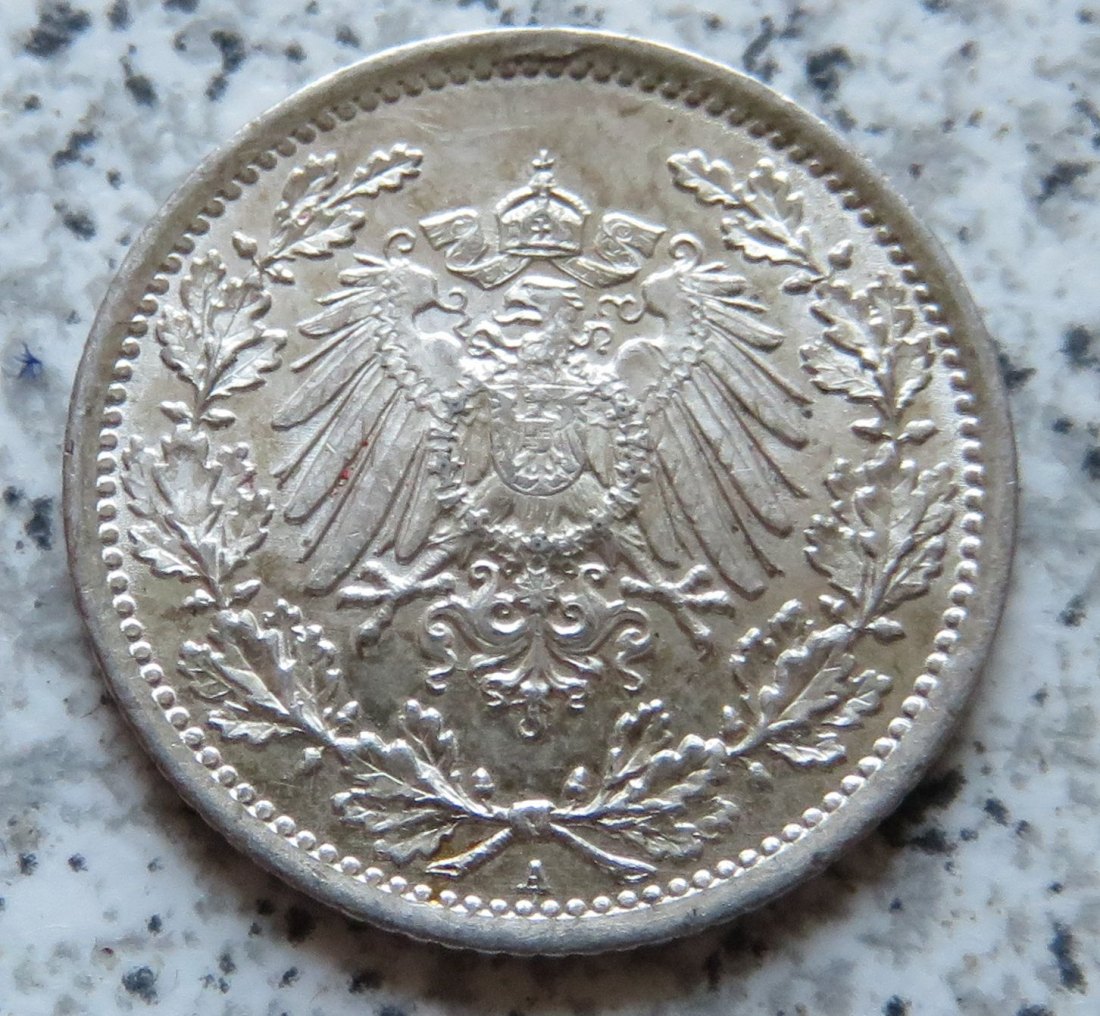  Kaiserreich 1/2 Mark 1917 A   