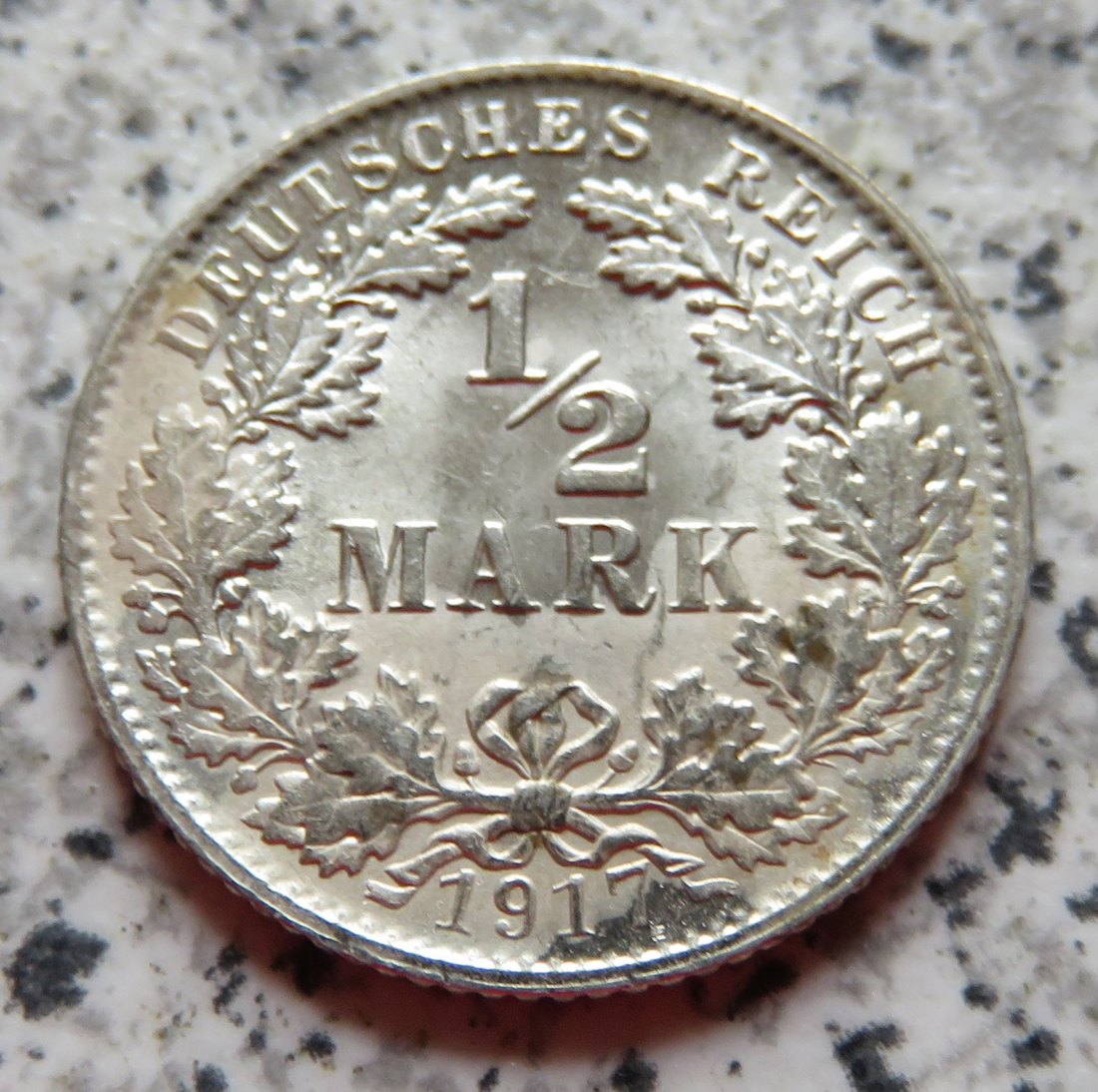  Kaiserreich 1/2 Mark 1917 E   