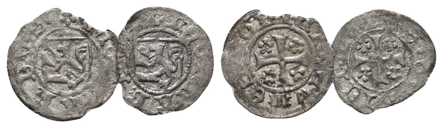  Altdeutschland, 2 Kleinmünzen   