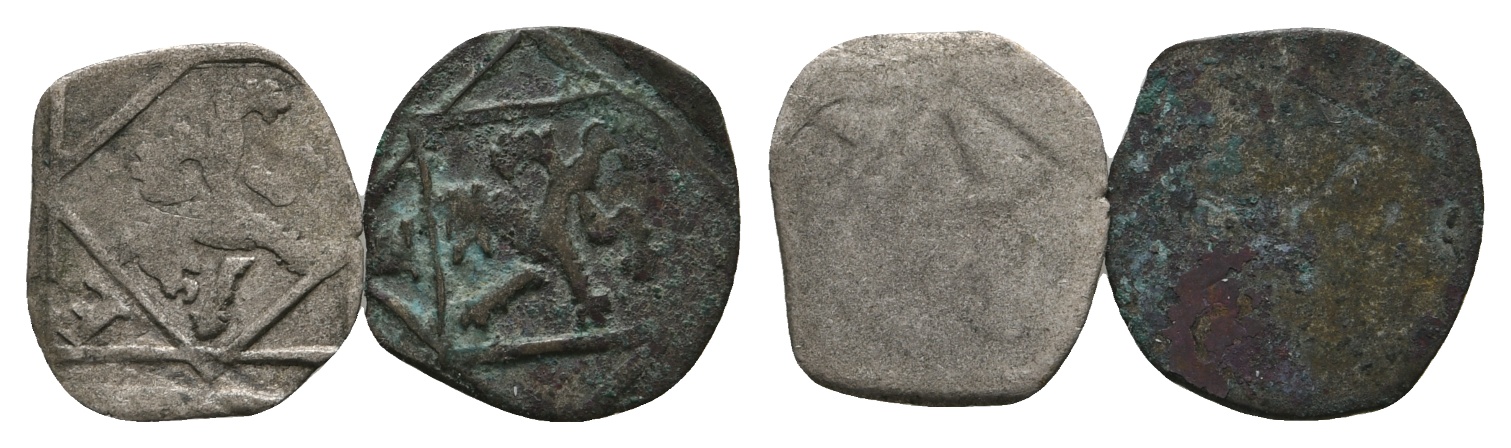  Altdeutschland, 2 Kleinmünzen   