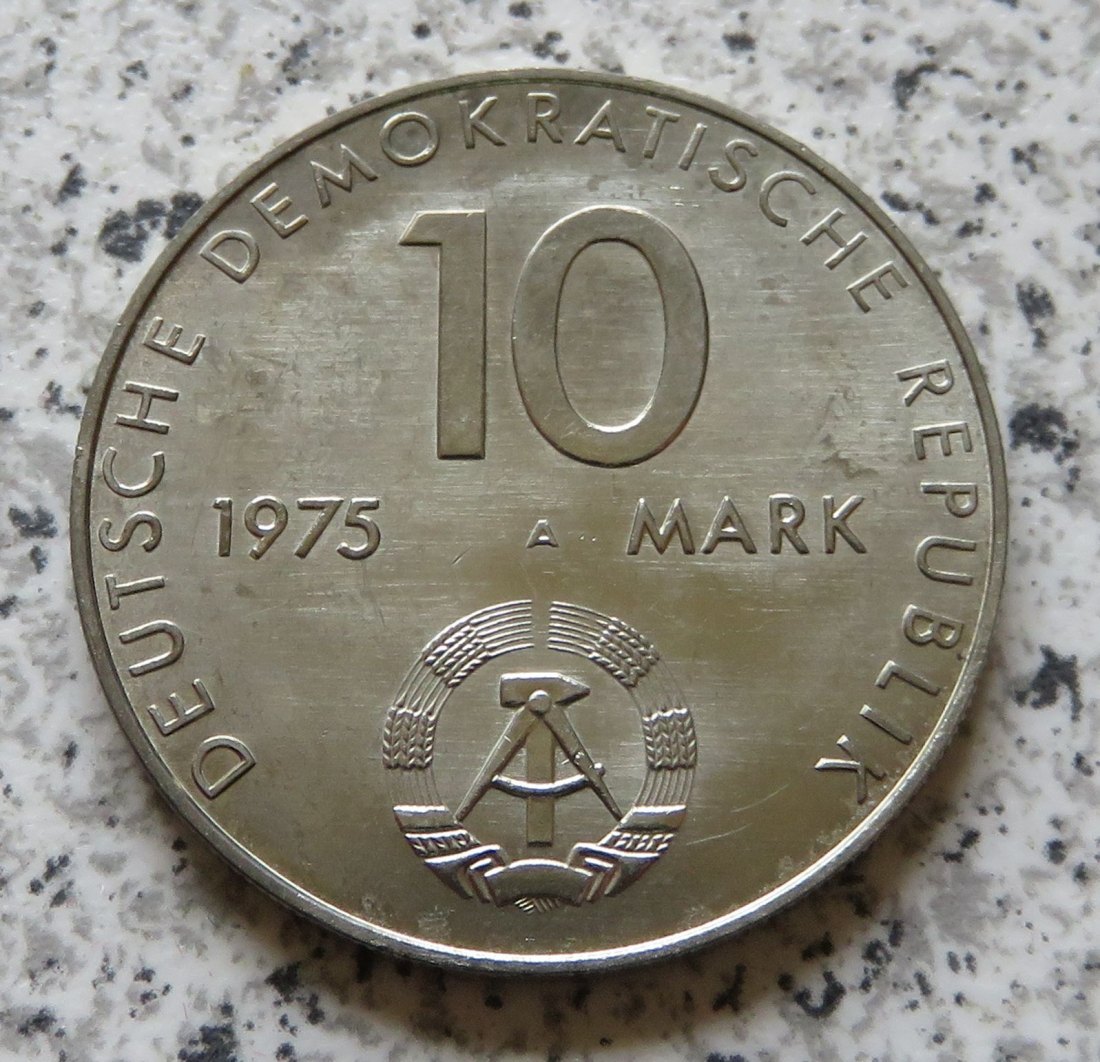  DDR 10 Mark 1975 20 Jahre Warschauer Vertrag   