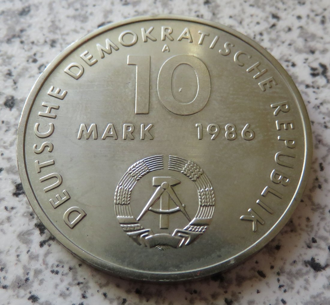 DDR 10 Mark 1986 Ernst Thälmann   
