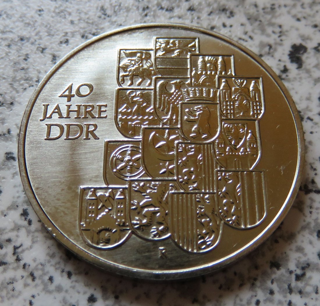  DDR 10 Mark 1989 40 Jahre DDR   