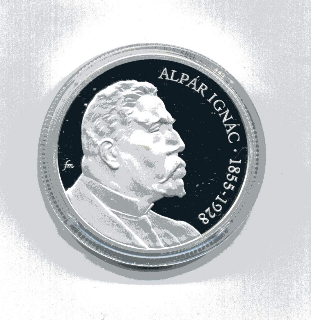  5000 Forint 2003 Ignac Alpar PP + Zertifikat 1 Unze Silber   
