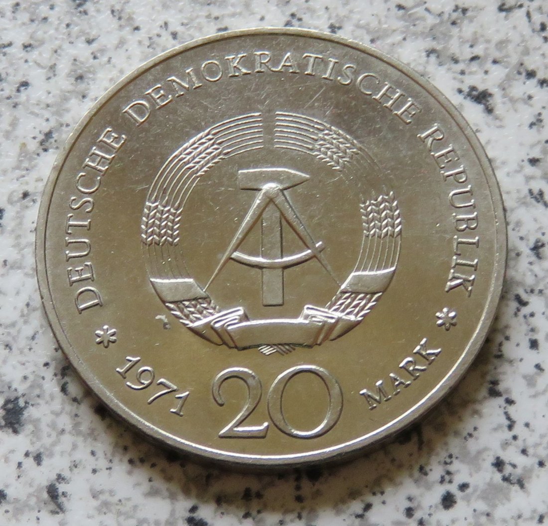  DDR 20 Mark 1971 Heinrich Mann   