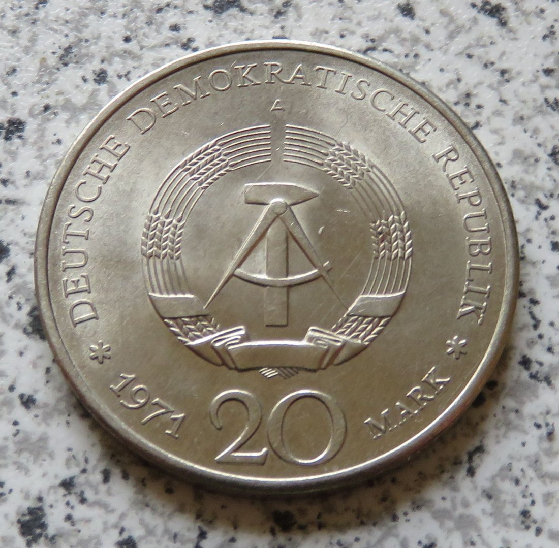 DDR 20 Mark 1971 Ernst Thälmann   