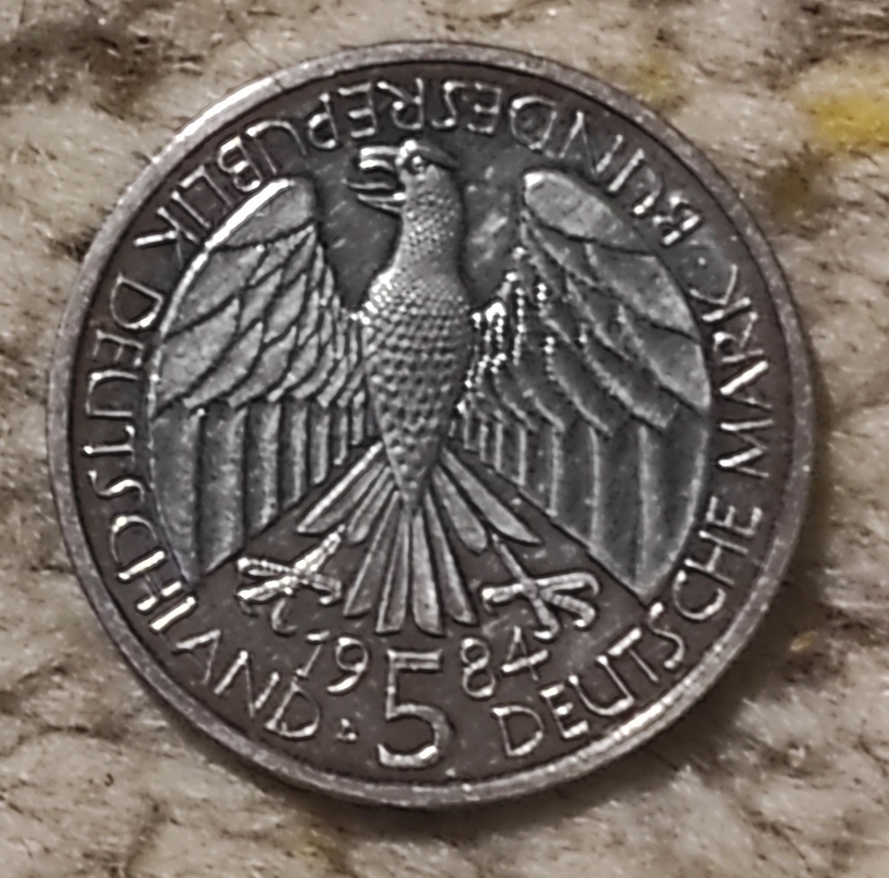  Deutschland 5 Mark 1834 Gründung des Deutschen Zollvereins   