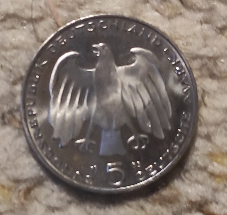  Deutschland 5 Mark 1983 100. Todestag von Karl Marx   