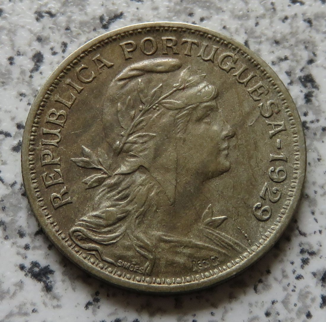  Portugal 50 Centavos 1929   