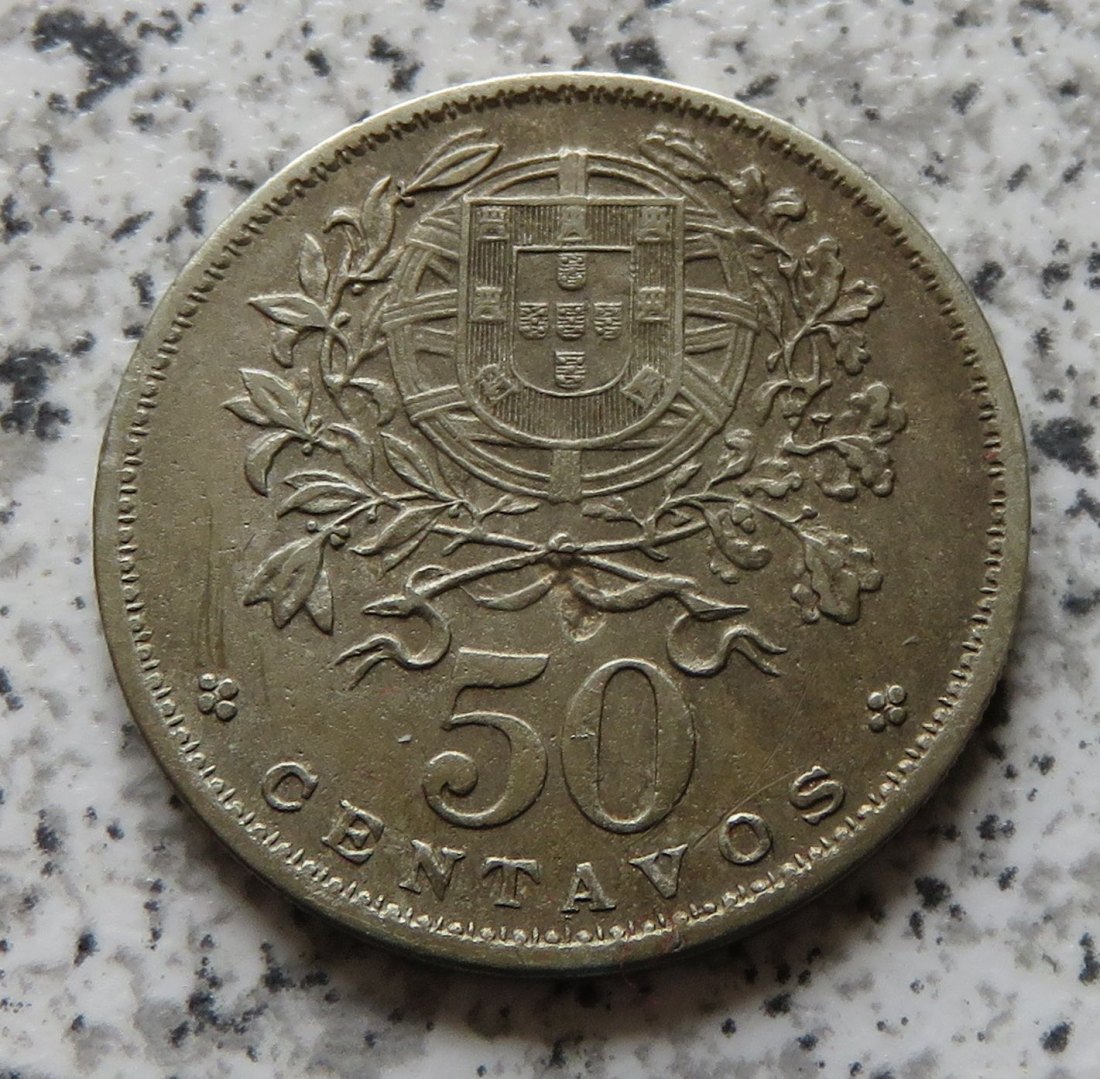  Portugal 50 Centavos 1929   
