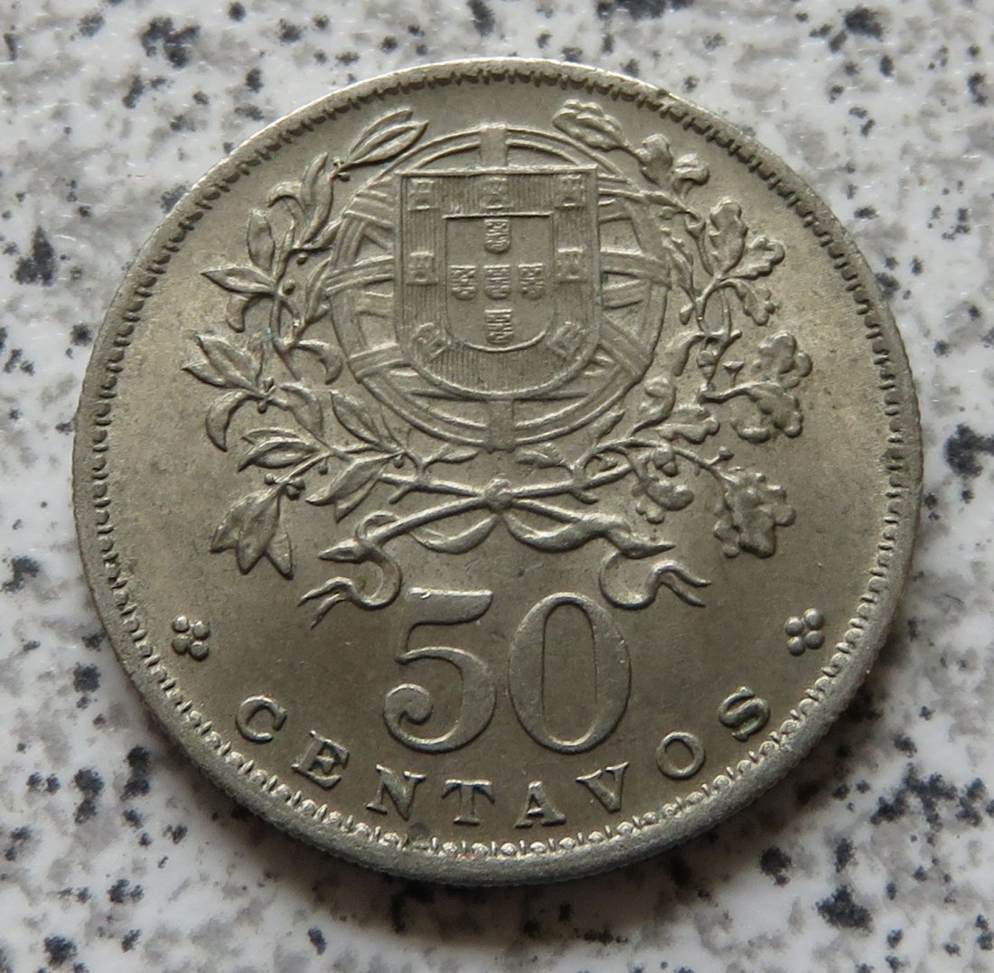  Portugal 50 Centavos 1962   