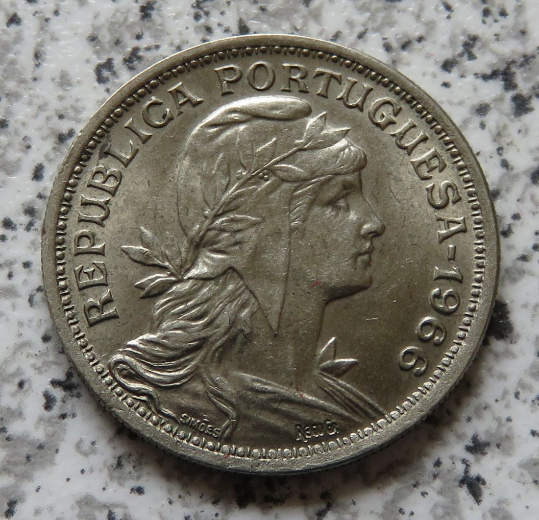  Portugal 50 Centavos 1966   