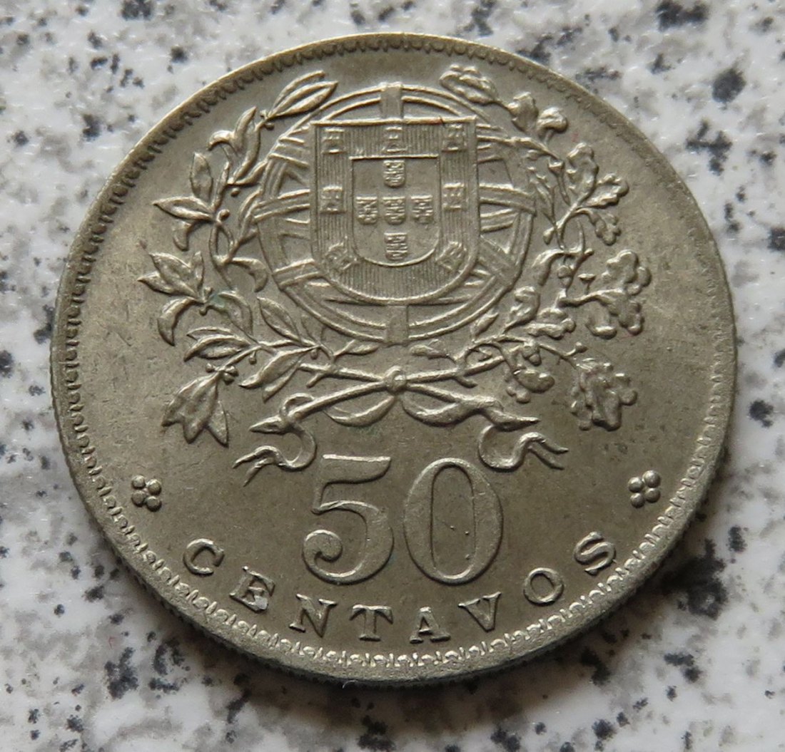  Portugal 50 Centavos 1967   
