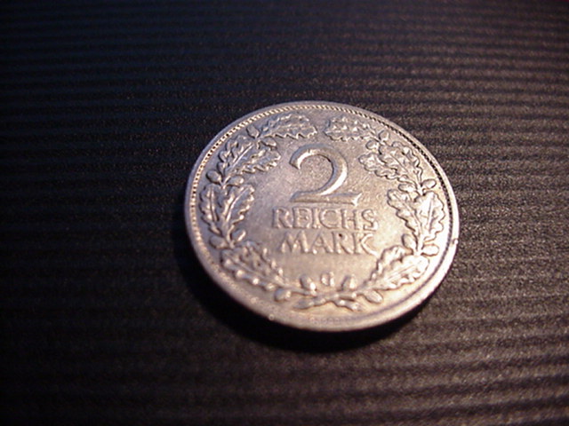  Weimar 2 Reichsmark 1926 G   