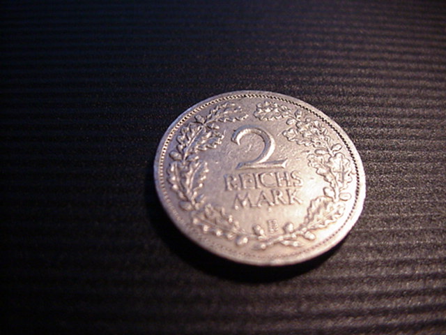  Weimar 2 Reichsmark 1926 E   