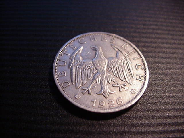  Weimar 2 Reichsmark 1926 E   