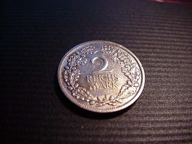  Weimar 2 Reichsmark 1926 J   