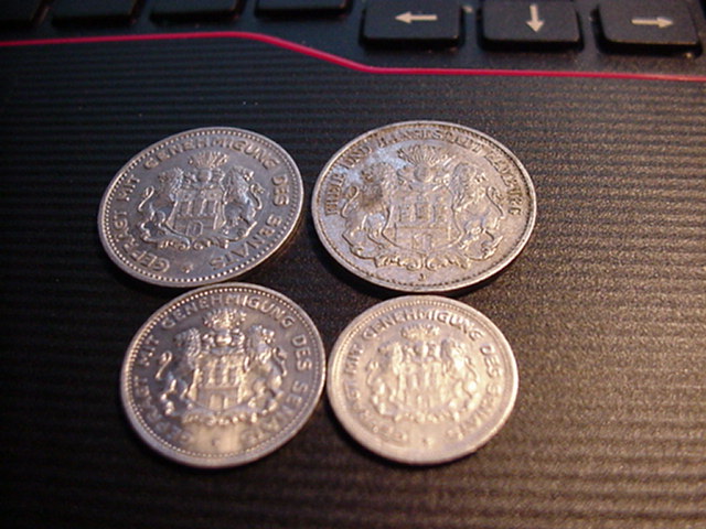  Hamburg Staatliches Notgeld-Lot   