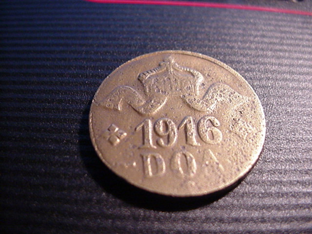  Deutsch-Ostafrika 20 Heller 1916   