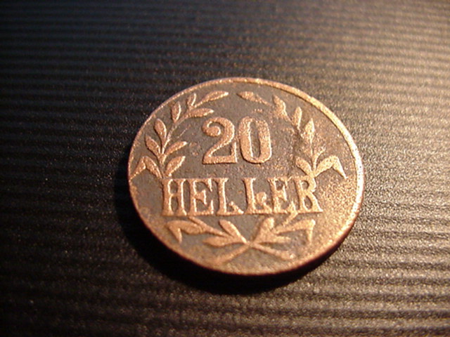  Deutsch-Ostafrika 20 Heller 1916   