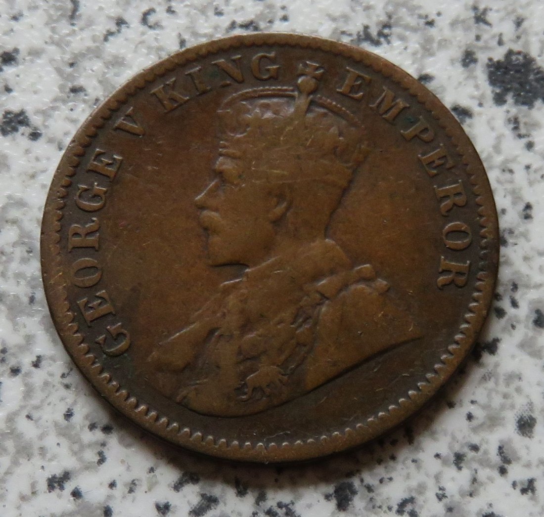  British Indien Quarter Anna 1917   