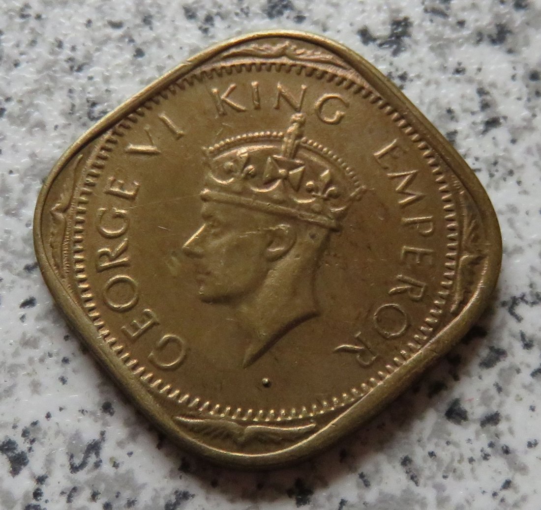  British Indien 2 Annas 1943   