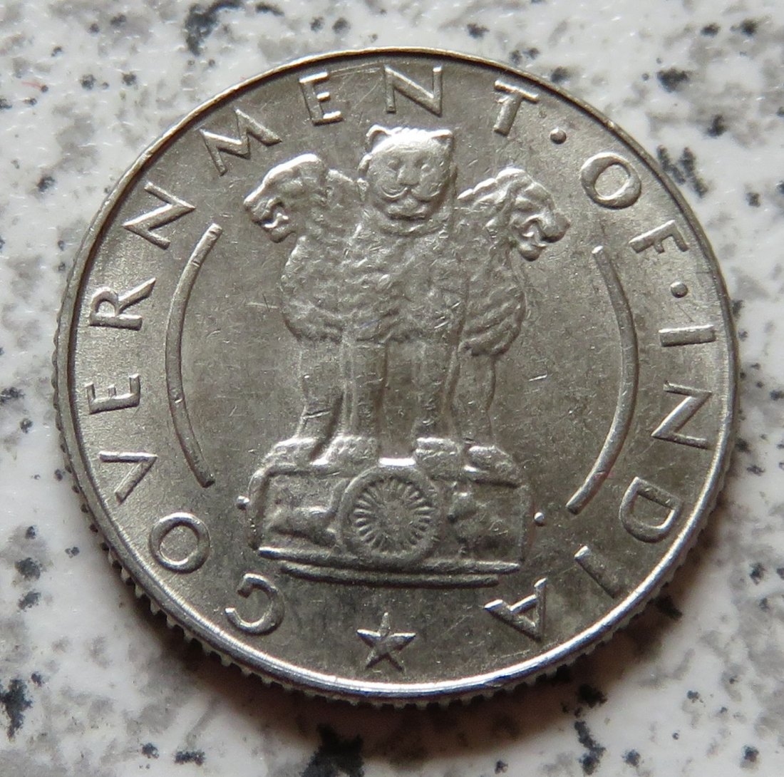  Indien 1/4 Rupee 1954   