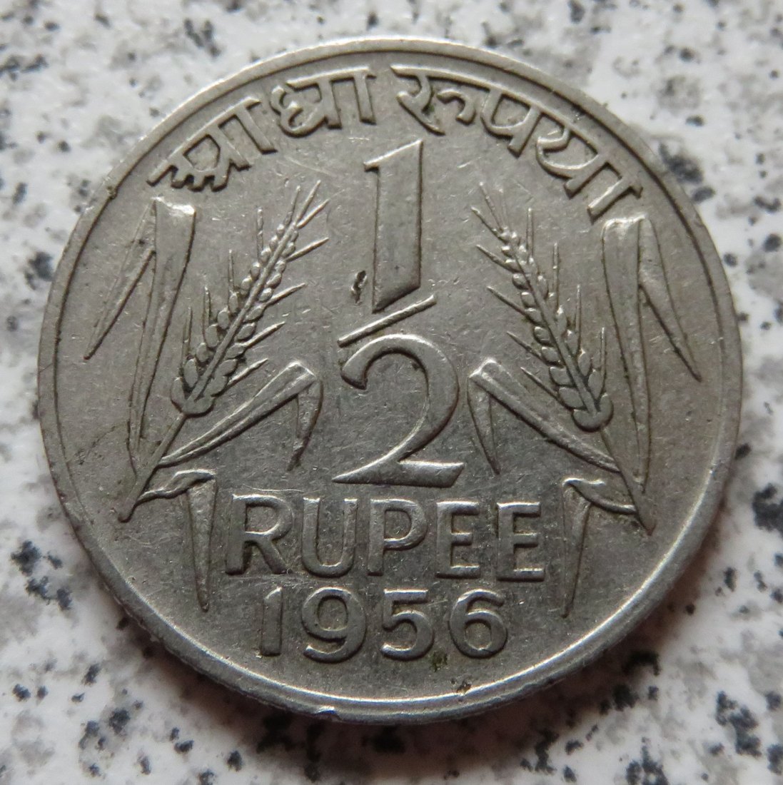  Indien 1/2 Rupee 1956   
