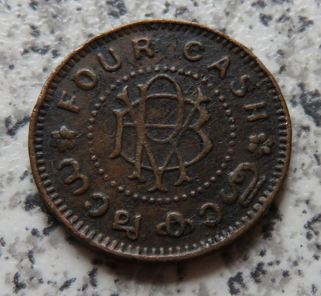  Indien Travancor 4 Cash 1938 - 1949   