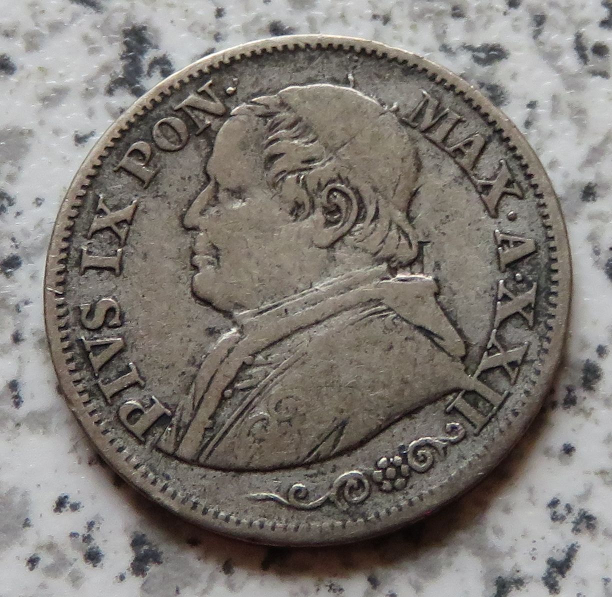  Vatikan 10 Soldi 1867 XXII   