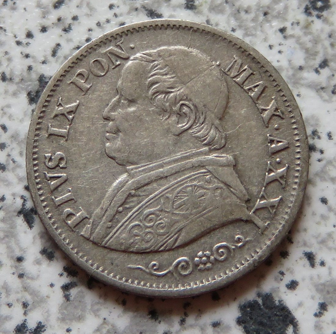  Vatikan 10 Soldi 1867 XXI   
