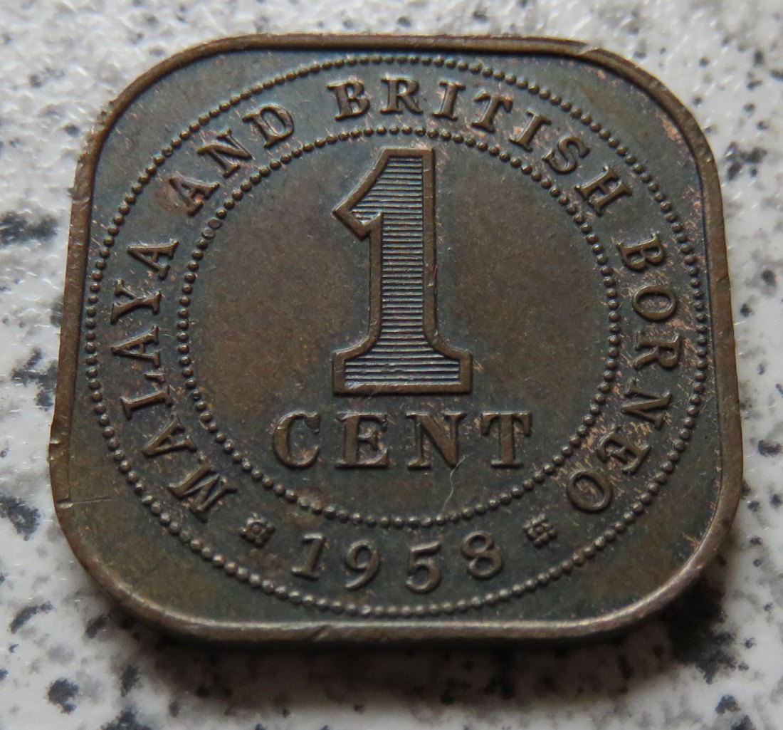  Malaya und British Borneo 1 Cent 1958   