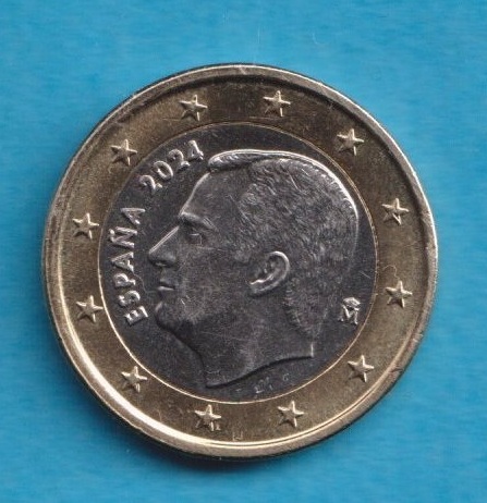  Spanien 1 Euro 2024   