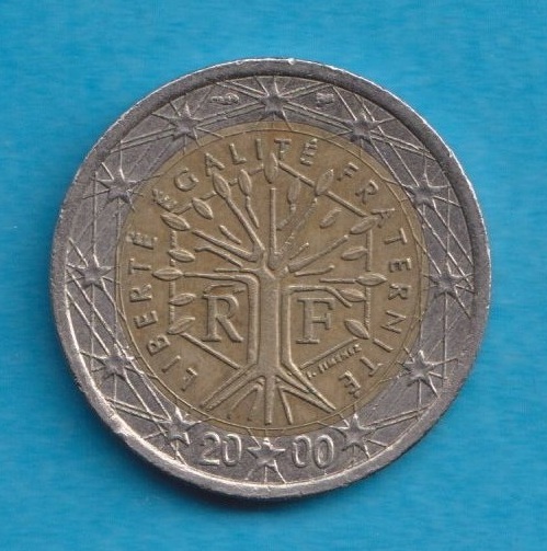  Frankreich 2 Euro 2000   