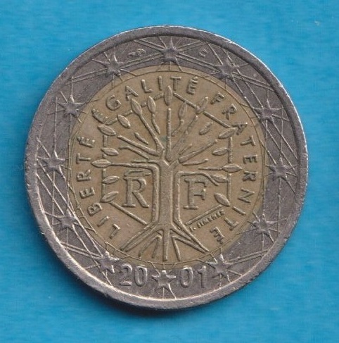 Frankreich 2 Euro 2001