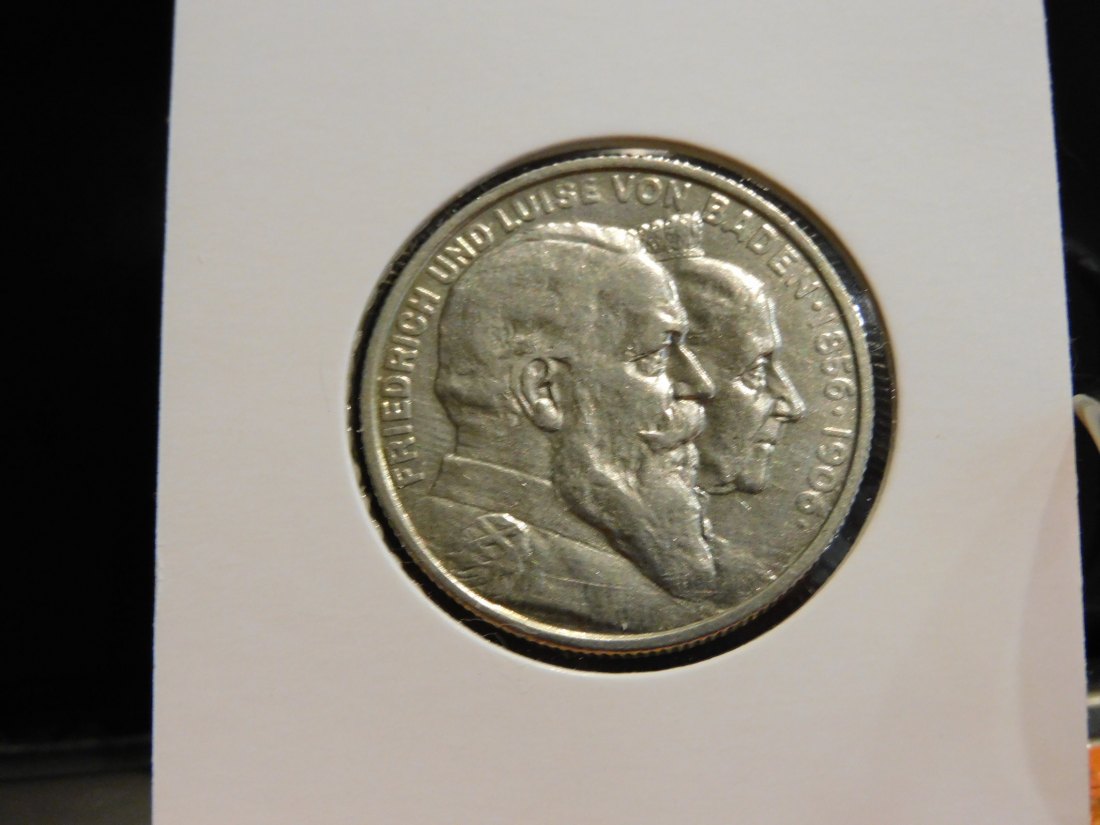  GERMANY 2 MARK 1906 BADEN.GRADE-PLEASE SEE PHOTOS.   