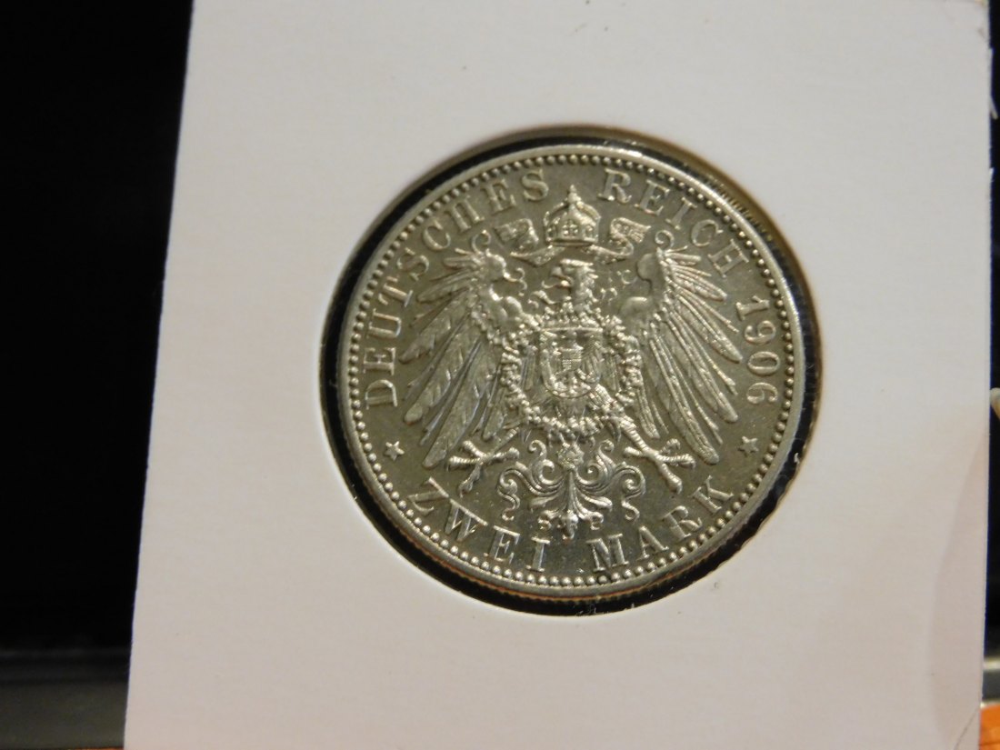  GERMANY 2 MARK 1906 BADEN.GRADE-PLEASE SEE PHOTOS.   