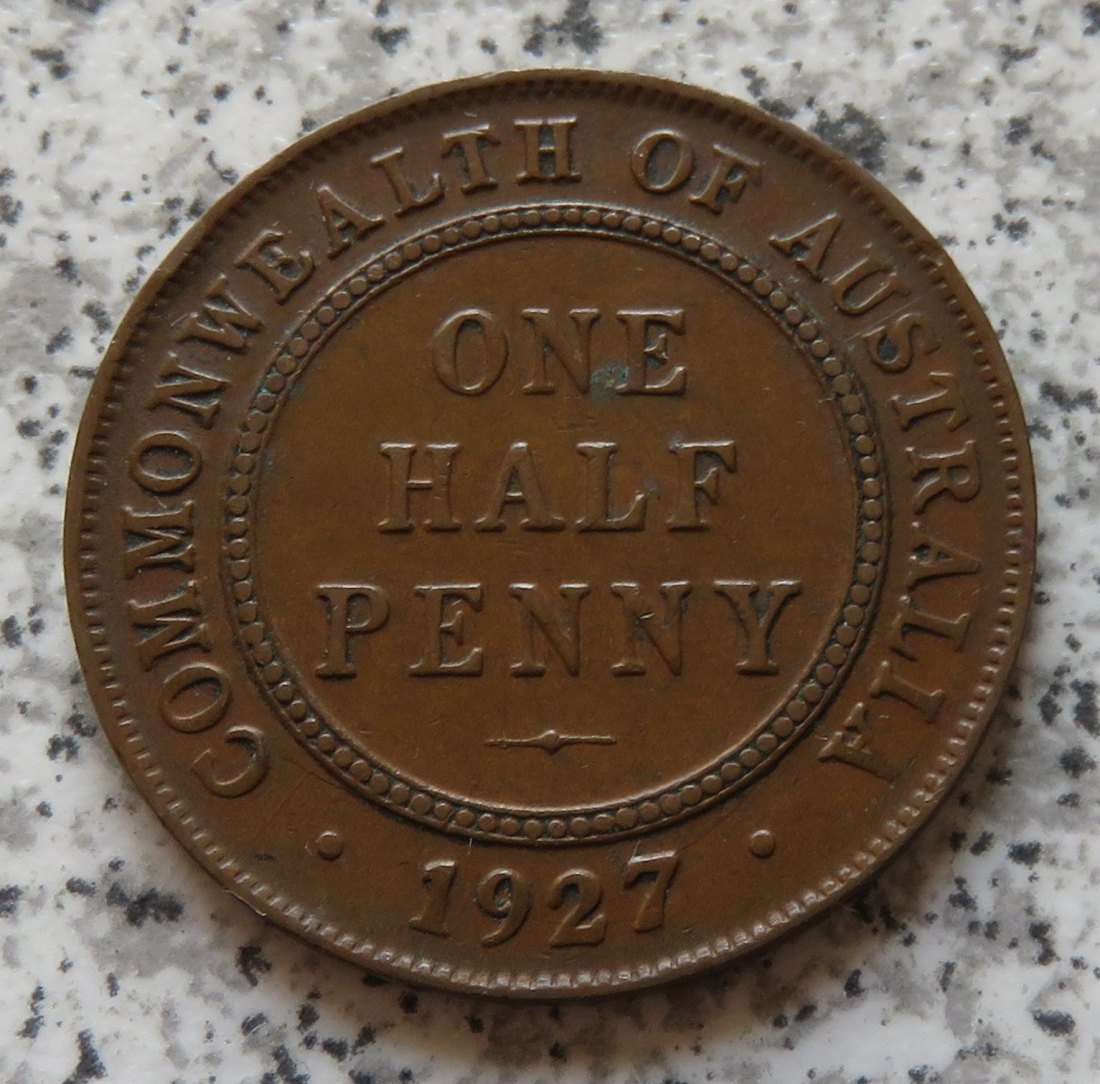  Australien 1/2 Penny 1927   