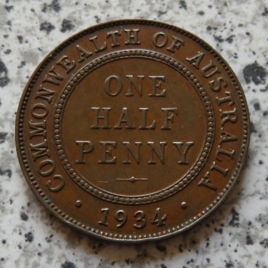  Australien 1/2 Penny 1934   