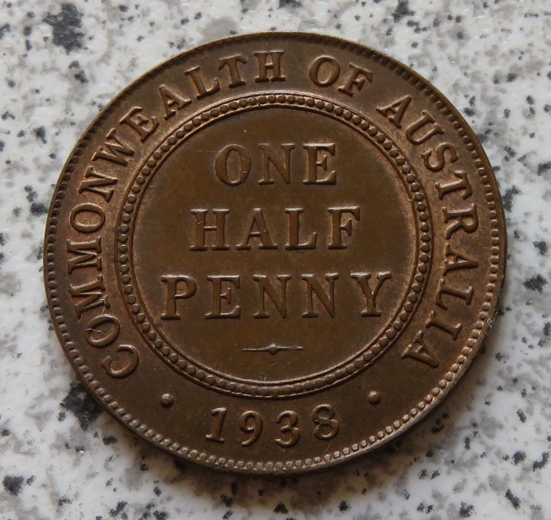  Australien 1/2 Penny 1938   