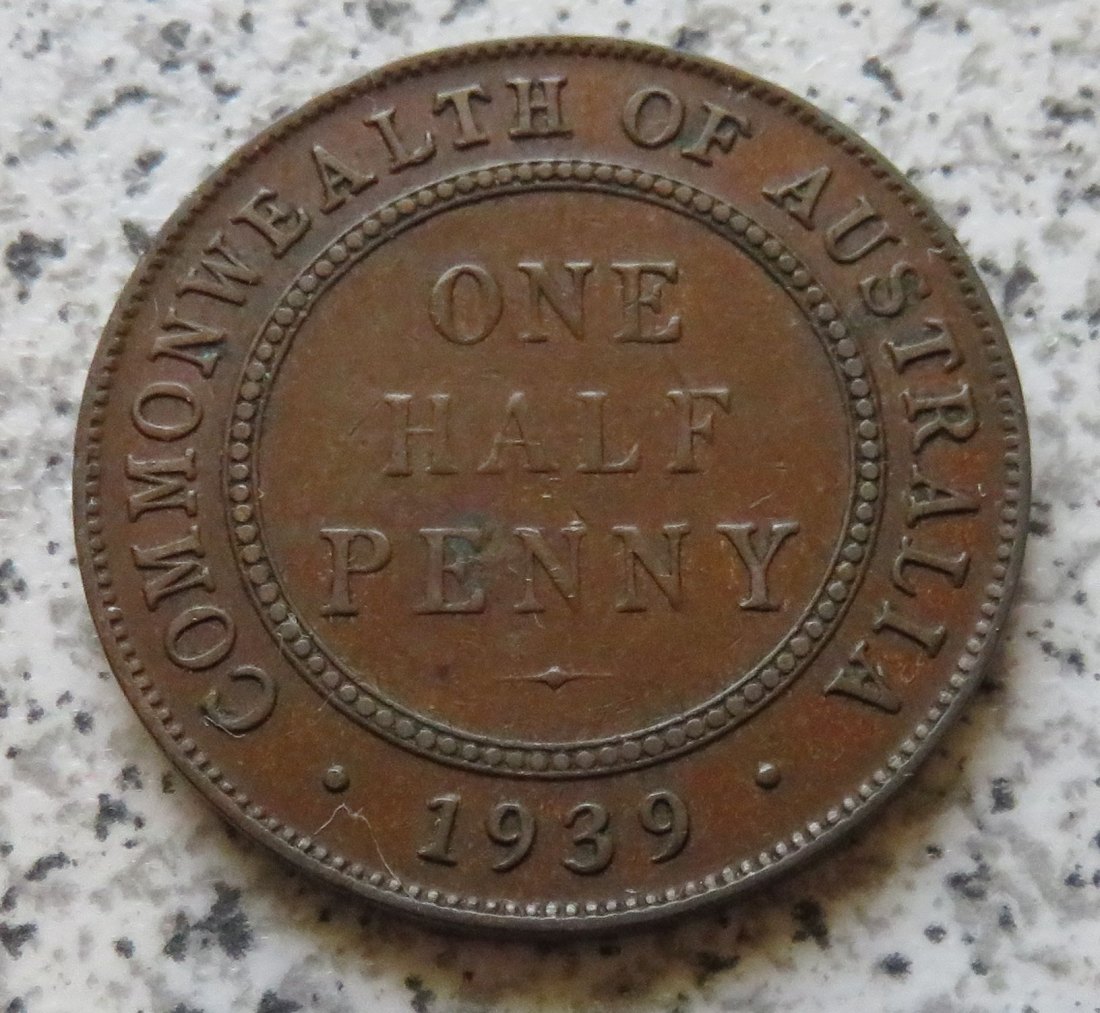  Australien 1/2 Penny 1939   