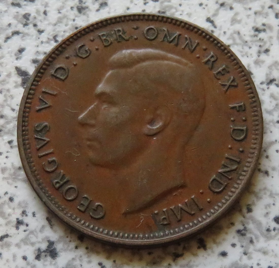  Australien 1/2 Penny 1943   