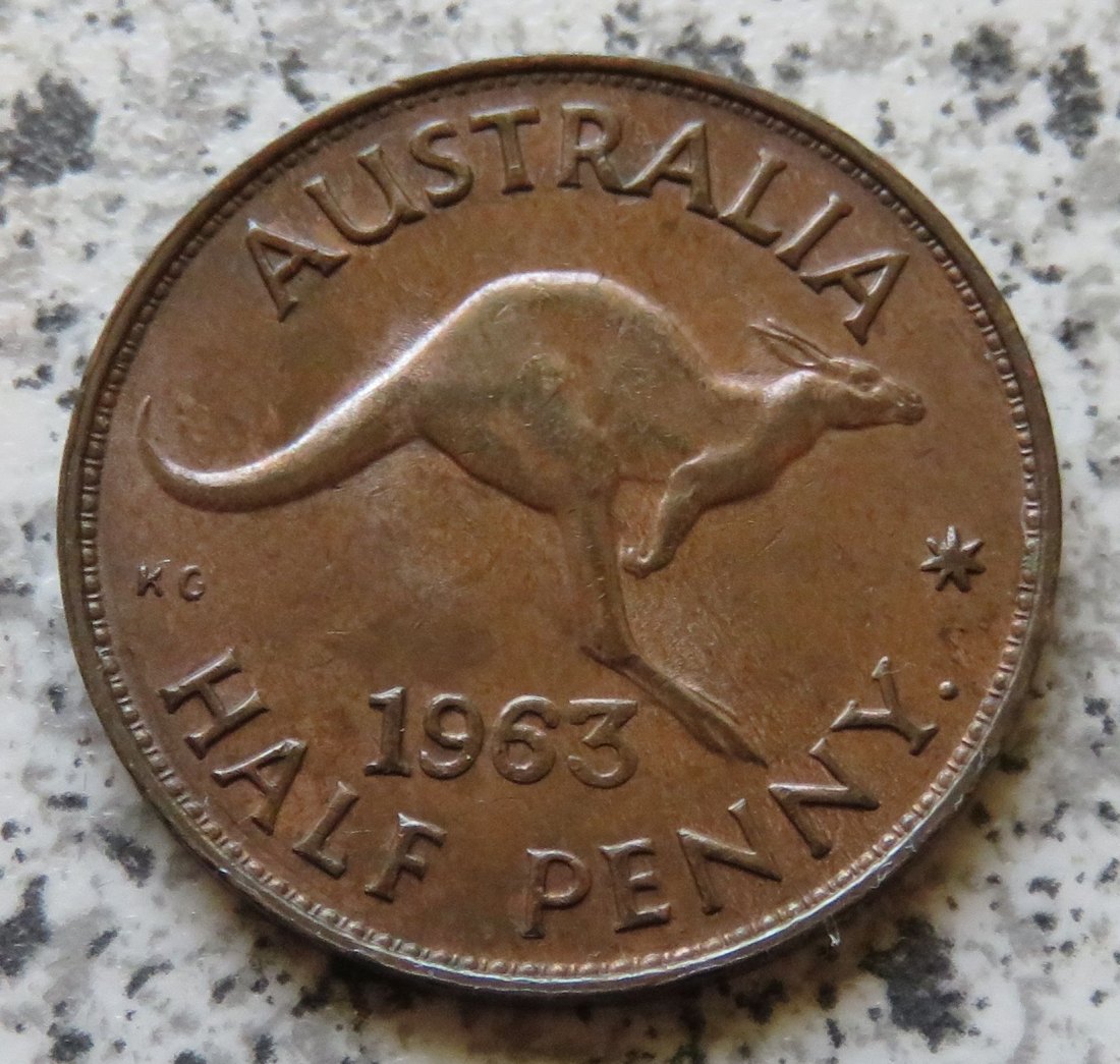  Australien 1/2 Penny 1963   