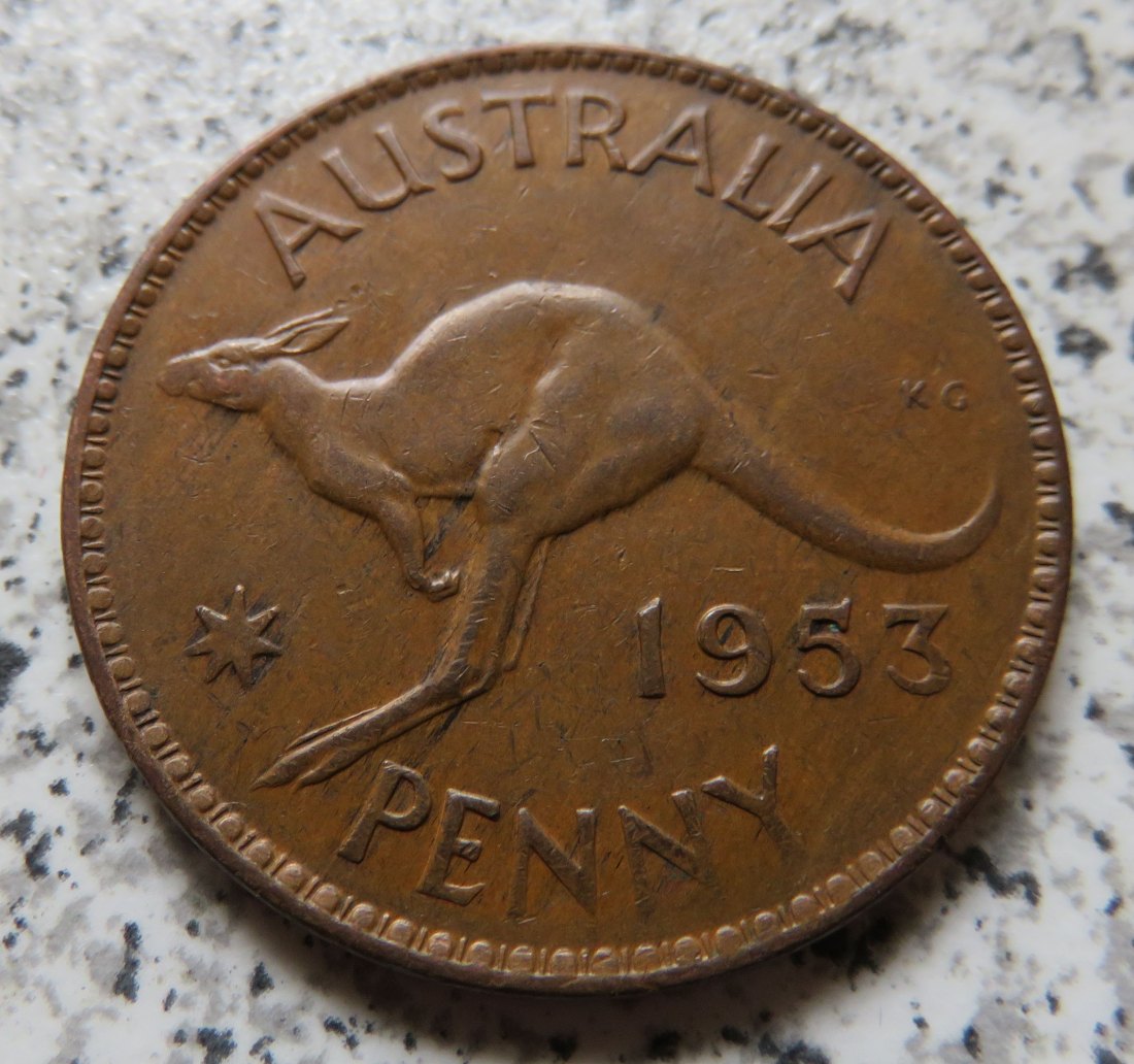  Australien 1 Penny 1953   