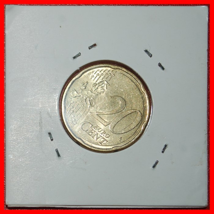  Ⰺ NORDIC GOLD (2008-2026):AUSTRIA★20 EURO CENTS 2020 SPANISH ROSE! DIES A II★LOW START ★ NO RESERVE!   