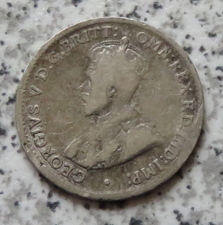  Australien 3 Pence 1918 M   