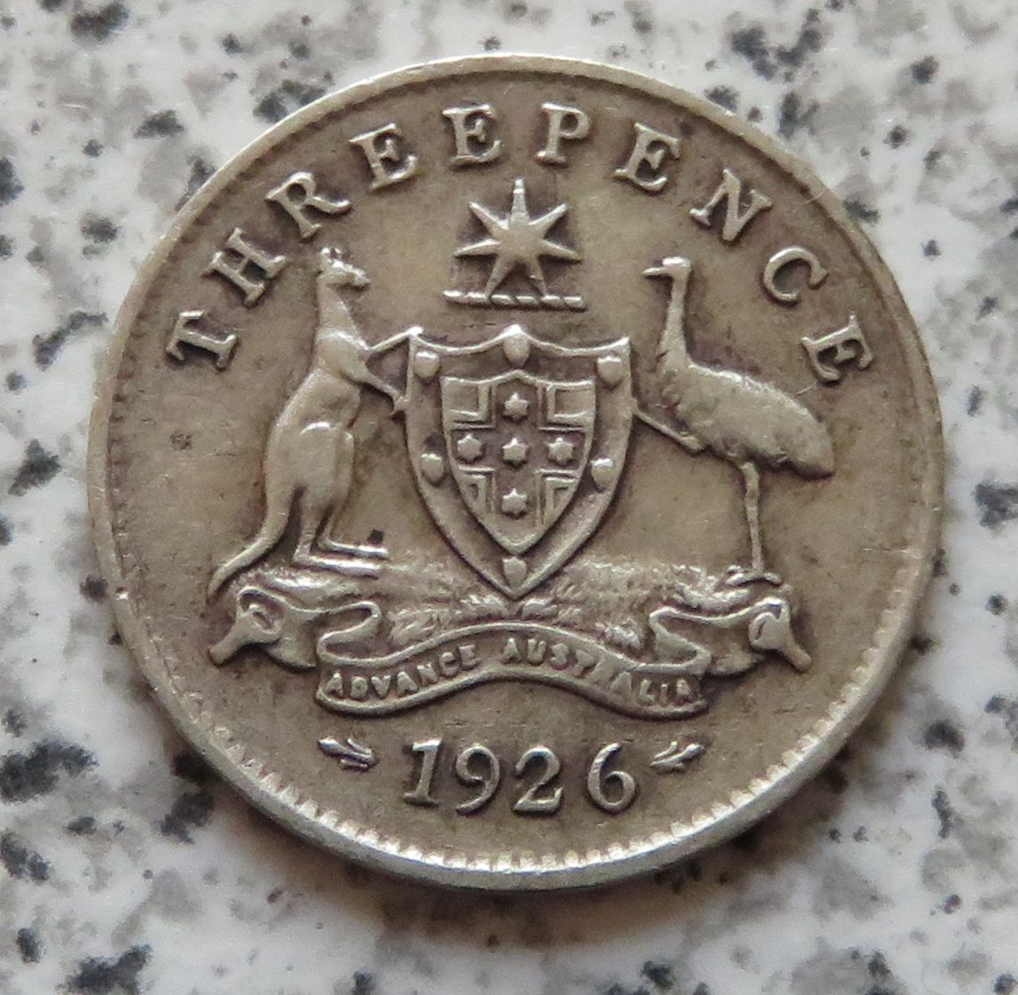  Australien 3 Pence 1926   