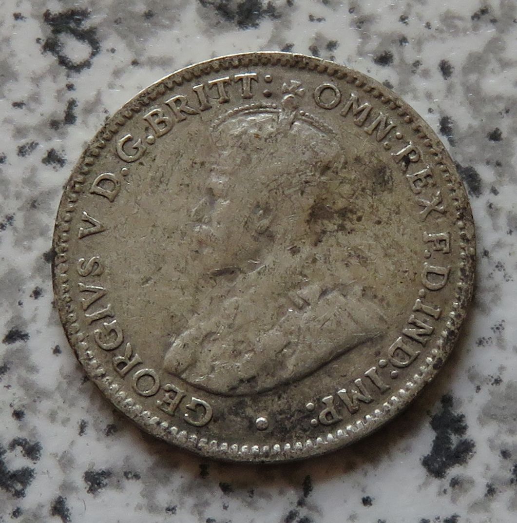  Australien 3 Pence 1927   
